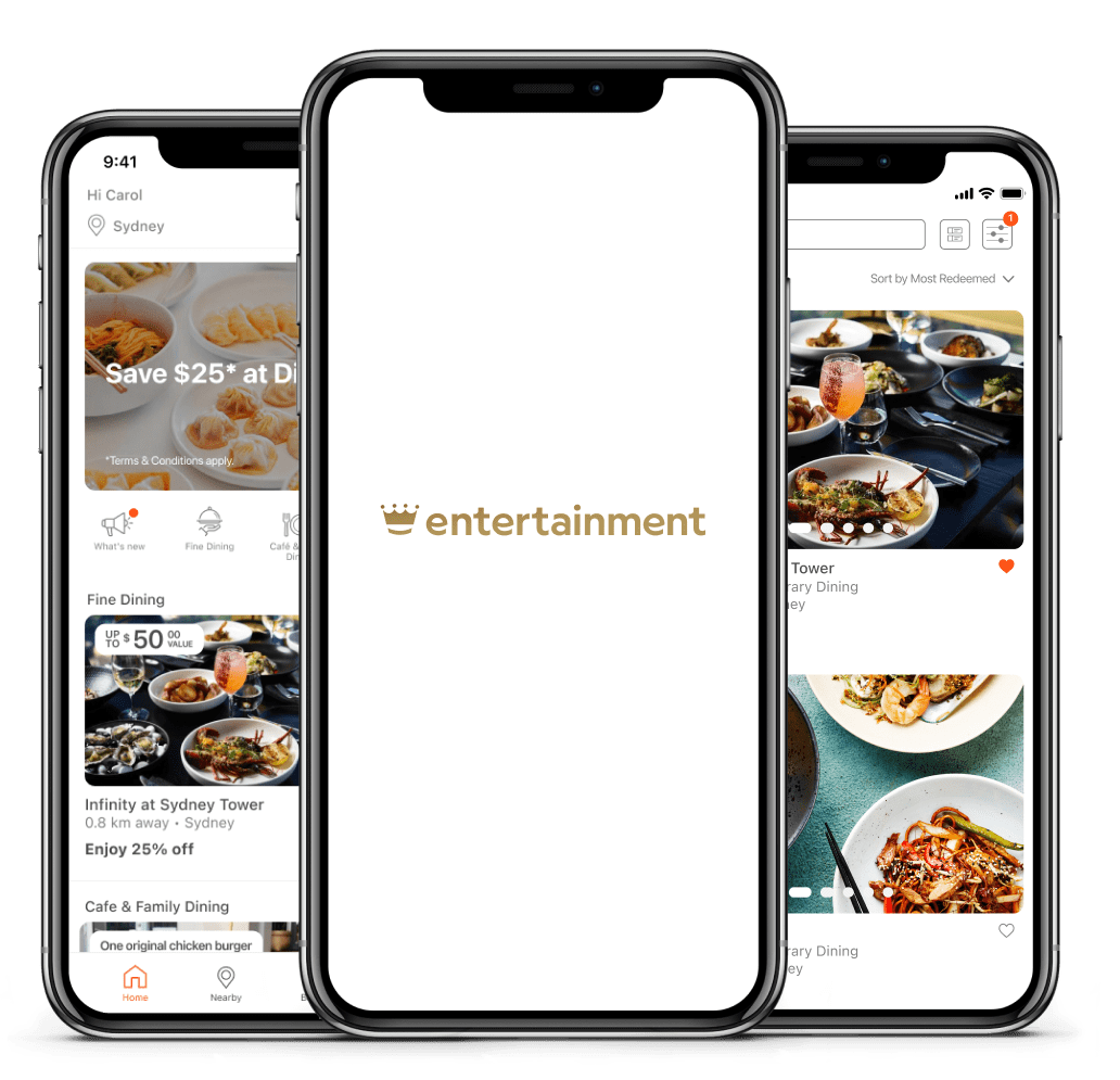 The Entertainment Book app